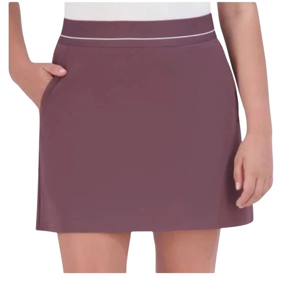 Soybu Size XXL Skort Purple Skirt Inner-Shorts Pockets Elastic Waist Stretch.New - Picture 2 of 8